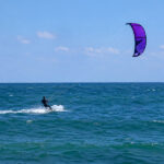 Kite Boarder in difficulty